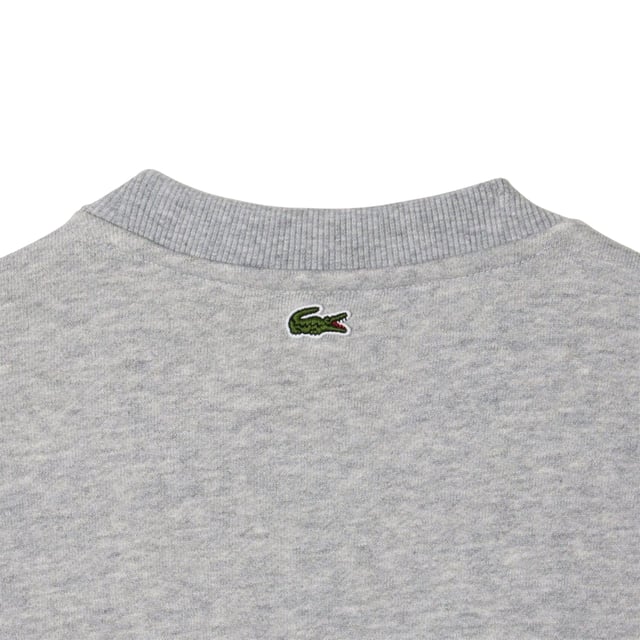 Elastan, Bio-Baumwolle. Gewebe: angerautes Fleece. Design: Logo. Gewebetechnik: langlebig. Saum: Anliegend. Rundhalsausschnitt, gerippt. Bündchen: Anliegend. Langärmlig. Passform: Lose. Zum Überziehen. 30 DE: 78,74 cm. 32 DE: 81,28 cm. 34 DE: 86,36 cm. 36 DE: 88,9 cm. 40 DE: 99 cm.