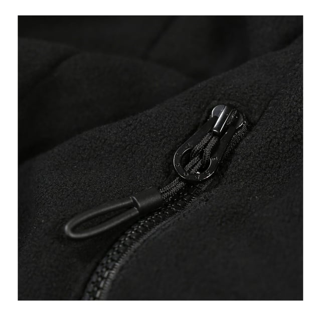 100% Polyester. Stof: Vlies. Ontwerp: Kenteken, Embleem, Eenduidig. 300gsm. Zoom: Elastisch. Manchet: Elastiek. Hals: Trechterhals. Mouwtype: Met lange mouwen. Gaaspaneel, Geweven Label. Zakken: 2 zijzakken, 1 schouderzak, 2 borstzakken, rits, klepsluiting. Sluiting: Pull Over, Kwart Rits. S: 38 in. L: 42 in.