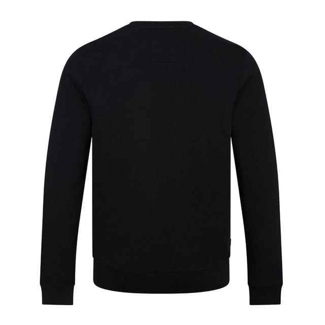 100% Katoen. Stof: Fleece. Ontwerp: Tekst. Hem: Ribben. Halslijn: Crew Neck, Ribbed. Mouwtype: Met lange mouwen. Manchet: Ribbel. Bevestiging: Trek aan de achterkant. S: 38 in. M: 40 in.