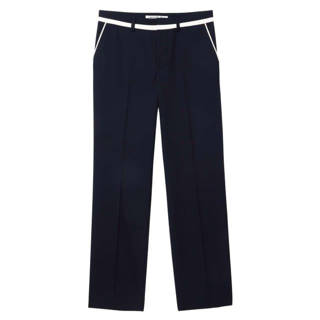 68% Polyester, 32% Rayon. Ontwerp: Badge, Contrastdetail, Geborduurd logo, Effen. Sluiting: Knoop, Verborgen, Haak, Ritssluiting. Riemlussen. Zakken: 2 Zijzakken, 1 Achterzak. Pasvorm: Recht.
