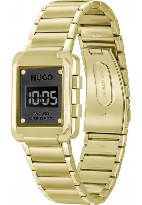 Functional and heard wearing, this Watch 1530359 by HUGO will keep ticking away tirelessly on your wrist for many years to come. The Watch 1530359 is the perfect gift.  Dimensions (cm): 10x10x5
