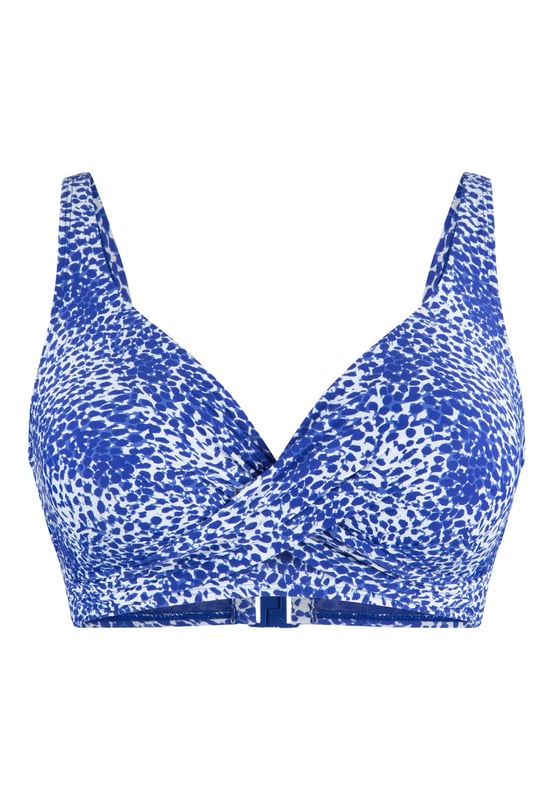 Look fabulous in black lace. De kanten look geeft deze serie een luxe uitstraling. De unpadded underwire bikini top heeft een pasvorm die zich aanpast naar de juiste pasvorm. Het is een niet voorgevormde bikini top met een W-beugel! Deze bikini top is ook zeer geschikt voor de grotere cupmaten.
