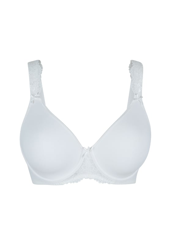 Dieser fantastische BH eignet sich für Frauen mit etwas mehr Oberweite, die aber trotzdem gerne einen schönen, femininen BH mit super Passform und bezahlbarem Preis tragen möchten. Dieser BH kann locker mit teuren Modellen mithalten. Überzeugen Sie sich selbst:  Warum dieser super BH? Bügel BH für größere Größen (BC/DEFG 80/70-105, Außerordentliche Passform, Die Cups heben die Brust an, Das Seitenstück zentriert die Brüste für eine schöne, runde Form, Die Brust ist vollständig bedeckt,