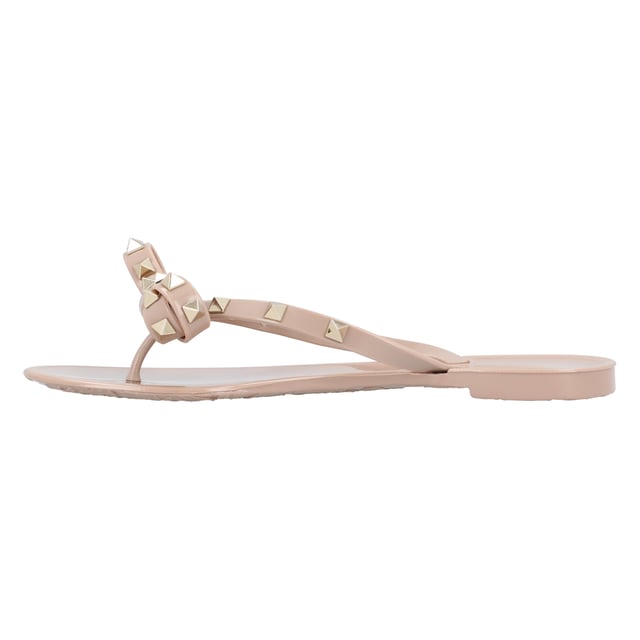 - Made In Italy
- 100% rubber
- Heel hight: 5cm
- Bow detailing with platinum-finish studs
- Sole with lace motif
- FW24
- Color: Poudre