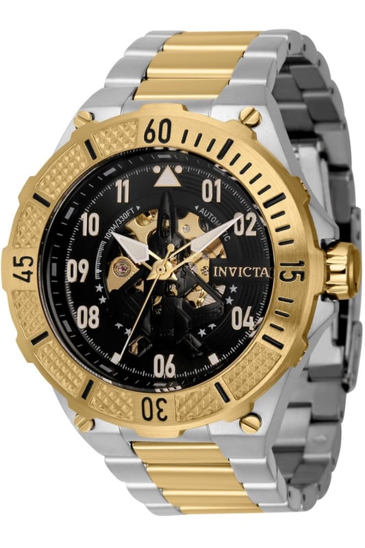 El Invicta 39911 tiene una caja de acero inoxidable de 50 millimetros con una esfera negro.
Esta modelo funciona con un movimiento de Automático preciso.
Resistencia a la presión de aqua de 10 bares.
Este modelo es parte de la colección Invicta Aviator.

2 años de garantía Invicta.