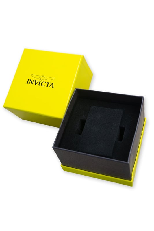 El Invicta 39914 tiene una caja de acero inoxidable de 50 millimetros con una esfera oro.
Esta modelo funciona con un movimiento de Automático preciso.
Resistencia a la presión de aqua de 10 bares.
Este modelo es parte de la colección Invicta Aviator.

2 años de garantía Invicta.