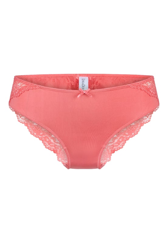 Deze 1400B-3 lace slip is echt een eyecatcher uit de  LingaDore Daily collectie! De slip is gemaakt van confortabel materiaal wat zorgt voor een mooie en aangename pasvorm. De achterzijde van de slip is volledig in kant! De voorzijde is in micro en is afgewerkt met een strikje.