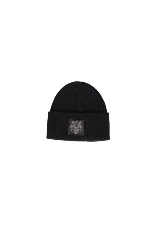 Marca: Antony Morato.
  Genero: Hombres.
  Tipo: Gorras.
  Temporada: Otono/Invierno.
  Color: negro.
  Codigo del articulo: MMHA00371.
  YA400138.
  Composicion: 50% lana.
  50% poliamida.
  Lavado: lavar a mano.