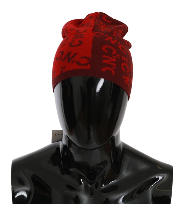 Brand: C&#8217;N&#8217;C COSTUME NATIONAL
  Color: Red
  Material: 50% Wool 50% Acrylic
  Logo details
  Made in Italy
