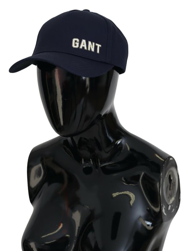 Marca: GANT.
  Modelo: Gorra de beisbol.
  Color: Azul.
  Material: 100% algodon.
  Detalles del logotipo.
  Hecho en Italia.