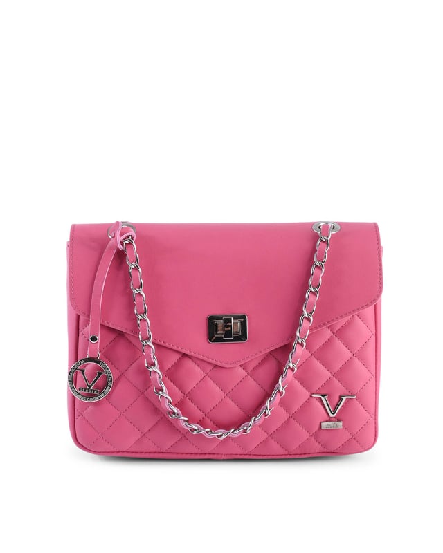 Bolso de mano Luxury V Italia.
  Modelo: V024M.
  S SAUVAGE FUXIA.
  Color: Fucsia.
  Composicion: 100% Cuero.
  Medidas: 27x19x7 cm.
  Hecho en Italia.
  Perfecto para mujeres a la moda.