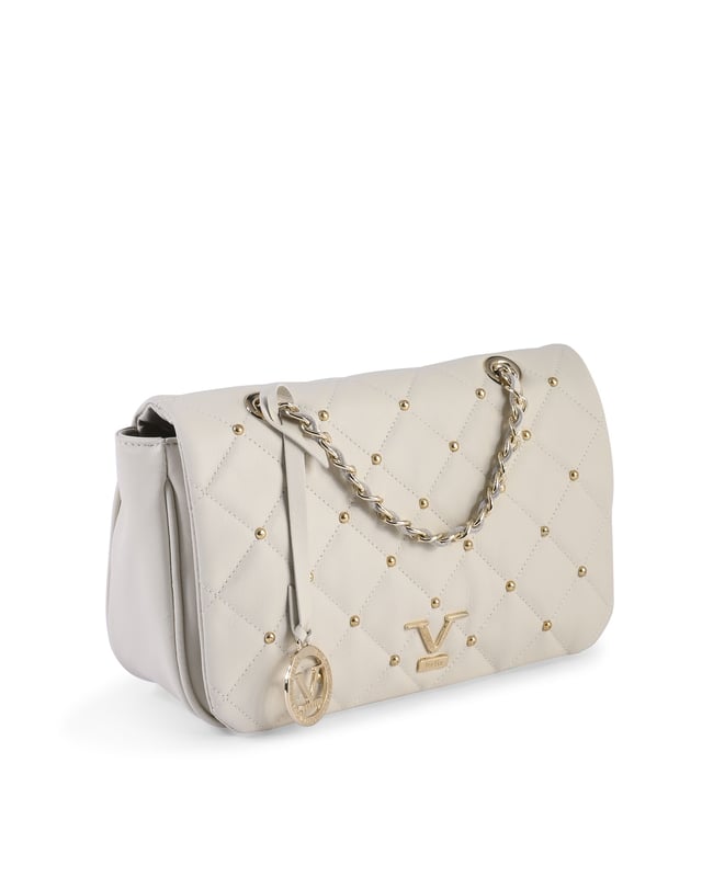 Bolso de mano para mujer V Italia.
  Estilo: M392 SAUVAGE LATTE.
  Color: Blanco.
  Composicion: 100% Cuero.
  Hecho en Italia.
  Dimensiones: 26x17x10 cm.
  Funcional y elegante.
  Perfecto para la coleccion de accesorios de lujo.