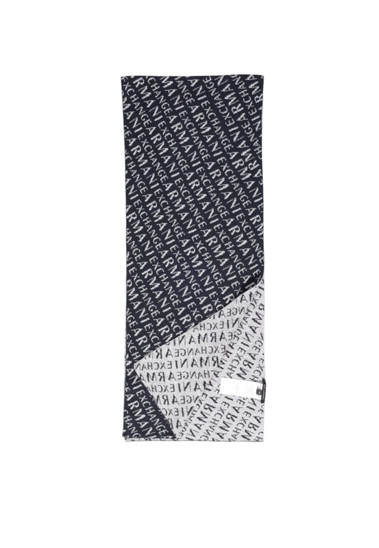 Marca: Armani Exchange.
  Genero: Hombres.
  Tipo: Bufandas.
  Temporada: Otono/Invierno.
  Color: azul.
  Patron: estampado.
  Codigo del articulo: XM000336 AF12274.
  Composicion: 45% acrilico 5% lana 50% poliamida.
  Lavado: lavar a mano.