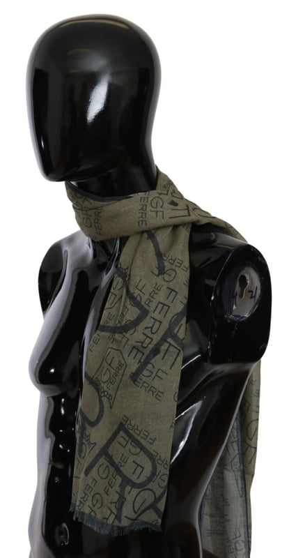 GF Ferre Women's Green Wool Viscose Foulard Patterned Branded Scarf Brand: GF FERRE
Condition: Brand new with tags
Authenticity: 100% Authentic
Gender: Men
Color: Green patterned
Material: 20% Wool 80% Viscose
Made in Italy
Logo details