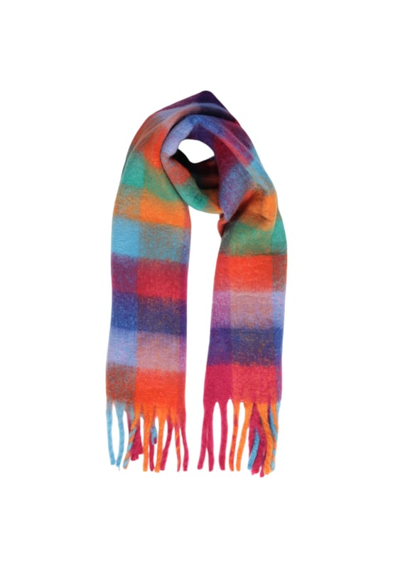 Merk: Stuks
  Geslacht: Dames
  Type: Sjaals
  Seizoen: Herfst/Winter
  Kleur: oranje
  Patroon: geruit
  Artikelcode: 17152348
  Samenstelling: 100% polyester
  Wassen: machinewas op 30Â°