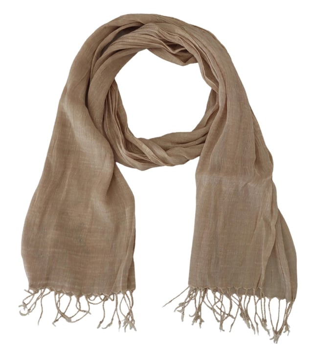 Brand new with tags
  100% Authentic C&#8217;N&#8217;C COSTUME NATIONAL womens scarf
  Fringed edges for added style
  Material: 50% Cotton 50% Linen
  Colour: Beige
  Made in Italy
  Size: 180cm x 55cm
  Logo details
  Versatile and easy to style