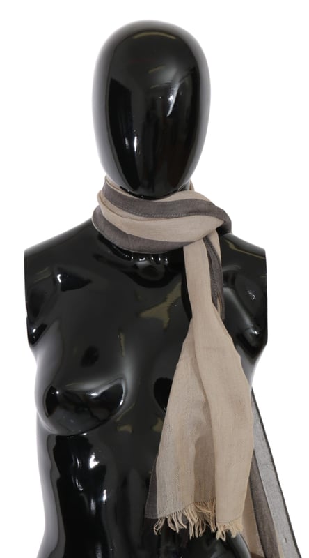 Brand new with tags
  Gender: Women
  Color: Beige
  Material: 100% Cotton
  Logo details
  Made in Italy
  Size: 38cm x 160cm