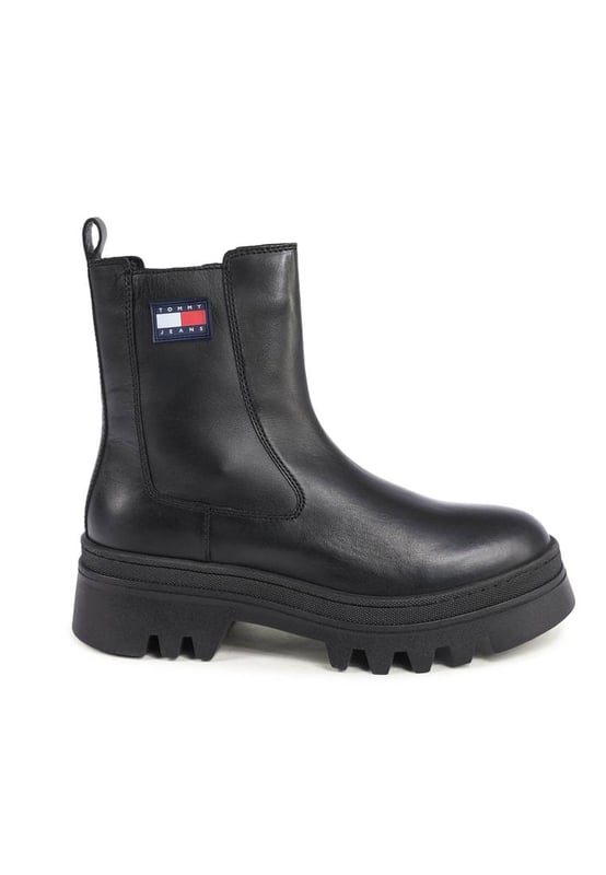Producto: Tommy Hilfiger Botas de Mujer NEGRO EN0EN01917BDS.
  Detalle: EN0EN01917BDS.
  Color: NEGRO.
  Composicion: 100% CUERO (FWA).
  Hecho en Portugal.