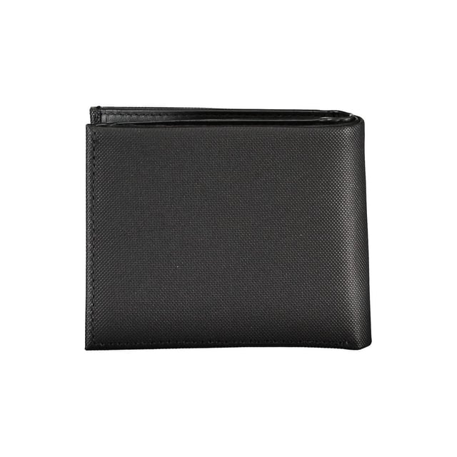 Material: 100% Leather
  Country of origin: KH
  Color: Black
  Features: 2 compartments coin purse card slots RFID block embossed logo