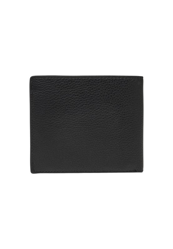 Marca: Tommy Hilfiger.
  Genero: Hombres.
  Tipo: Carteras.
  Temporada: Otono/Invierno.
  Color: negro.
  Patron: estampado.
  Bolsillos: bolsillos interiores.
  Tamano (cm): 10x12x1.5.
  Codigo del articulo: AM0AM13514.
  Composicion: 100% cuero.