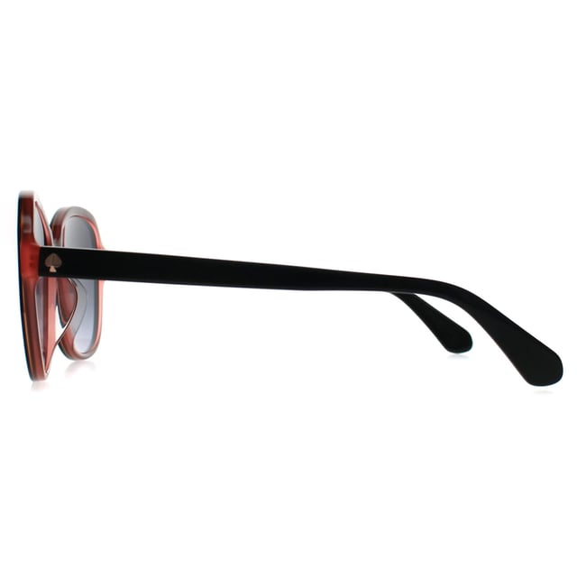 Kate Spade Round Womens Black Grey Gradient Tamera/F/S  Sunglasses exhibit a dynamic frame with a versatile blend of soft curves and defined angles, engineered to provide a secure fit while elevating day-to-day style.