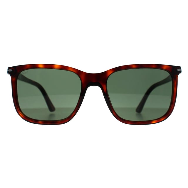 Persol Square Mens Havana Green PO3357S  Sunglasses are the epitome of elegance, combining a bold, structured frame with refined detailing. Designed for individuals who appreciate timeless luxury, they offer both superior sun protection and an elevated aesthetic.