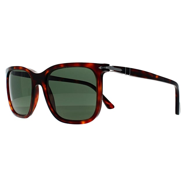 Persol Square Mens Havana Green PO3357S  Sunglasses are the epitome of elegance, combining a bold, structured frame with refined detailing. Designed for individuals who appreciate timeless luxury, they offer both superior sun protection and an elevated aesthetic.