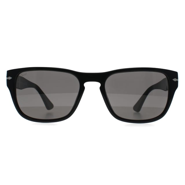 Persol Square Mens Black Dark Grey PO3341S Persol Square Mens Black Dark Grey PO3341S Sunglasses offer a bold and confident look with their robust frame and distinctive design. Combining comfort and luxury, these sunglasses are perfect for those seeking a statement accessory with lasting appeal.