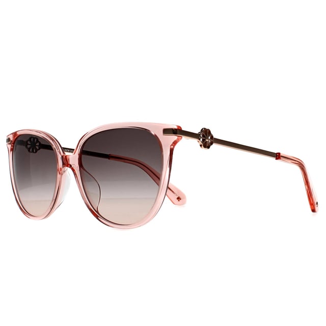 Kate Spade Oval Womens Pink Grey Gradient Kristina/G/S Las gafas de sol Kate Spade Oval Womens Pink Grey Gradient Kristina/G/S presentan una mezcla arquitectónica de curvas suaves y bordes definidos, dando como resultado una montura que fusiona a la perfección la innovación moderna con la elegancia clásica.
