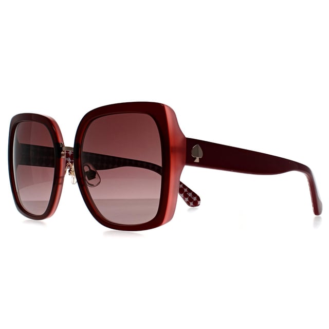 Kate Spade Butterfly Womens Red Burgundy Gradient Kimber/G/S  Sunglasses feature a flattering frame design with an elegant touch. These sunglasses are perfect for making a fashion statement while providing essential UV protection.