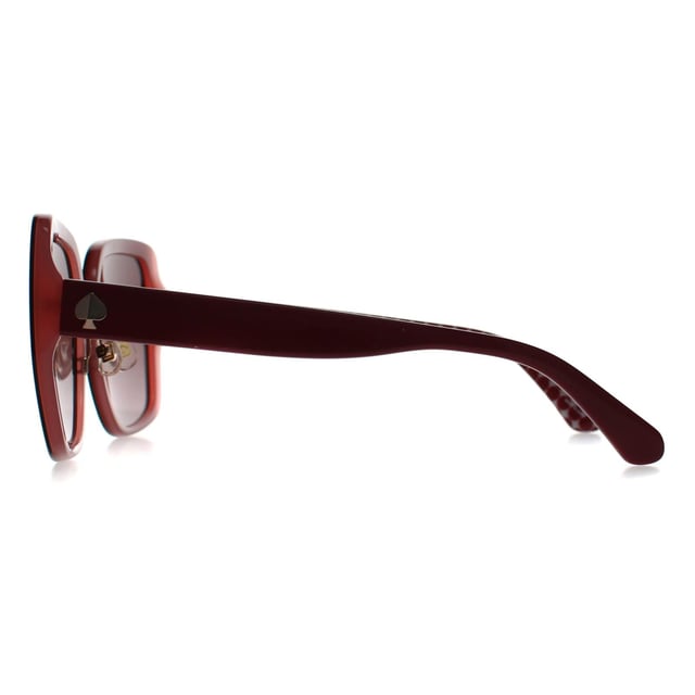 Kate Spade Butterfly Womens Red Burgundy Gradient Kimber/G/S  Sunglasses feature a flattering frame design with an elegant touch. These sunglasses are perfect for making a fashion statement while providing essential UV protection.