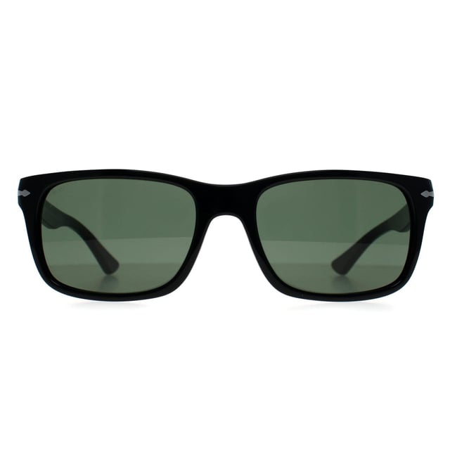 Persol Rectangle Mens Black Green PO3048S Persol Rectangle Mens Black Green PO3048S Sunglasses feature a modern, bold frame with smooth curves and iconic Persol styling. Perfect for fashion forward individuals, these sunglasses provide superior protection while making a striking statement.