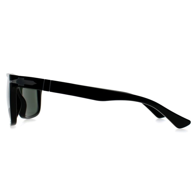 Persol Rectangle Mens Black Green PO3048S Persol Rectangle Mens Black Green PO3048S Sunglasses feature a modern, bold frame with smooth curves and iconic Persol styling. Perfect for fashion forward individuals, these sunglasses provide superior protection while making a striking statement.
