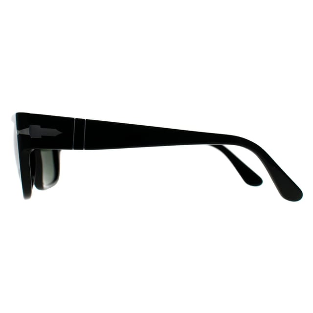 Persol Rectangle Mens Black Green PO3315S  Sunglasses are sleek and sophisticated, offering a timeless look with their clean lines and luxurious materials. Designed for those who appreciate fine craftsmanship, these sunglasses are perfect for both casual and formal styles.