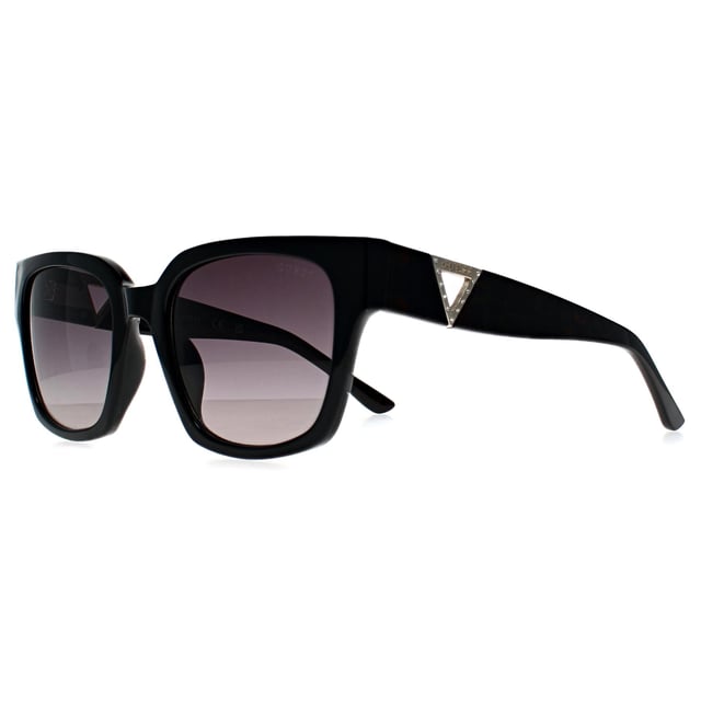 Guess Square Womens Shiny Black Grey Gradient GF6193  Sunglasses Make a statement in these Guess sunglasses, designed with oversized frames and distinctive styling. Perfect for creating a standout look with minimal effort.