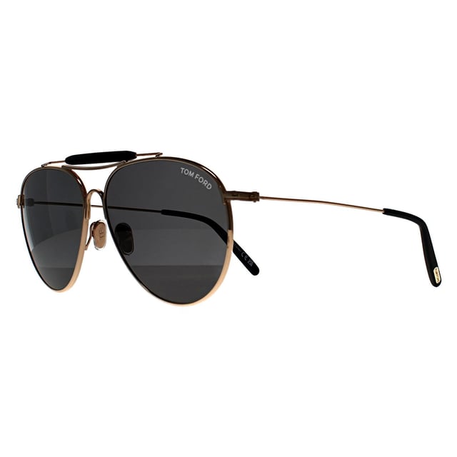 Tom Ford Aviator Mens Shiny Rose Gold Smoke Grey Raphael FT0995  Sunglasses feature a bold, squared aviator design that blends vintage inspiration with modern sophistication. Crafted from high-quality acetate, the frame is accented with signature metal â€œTâ€ detailing on the temples for a refined touch. With a confident silhouette and comfortable fit, these sunglasses are a timeless choice for a polished, masculine look.          Ask ChatGPT