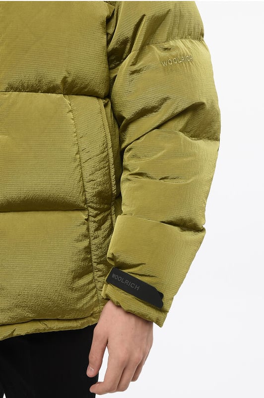 Otoño-Invierno, Verde, Cierre de cremallera, Botones, Cordón en la cintura, Capucha, 2 bolsillos, Manga larga, Forro acolchado, Cierre delantero, Cierre oculto, Casual, P694799
