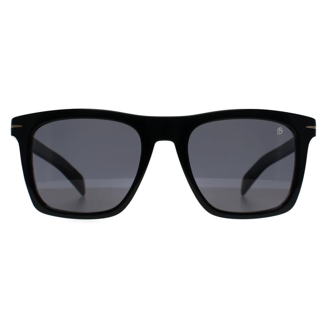 David Beckham Square Mens Black Grey DB 7000/S  Sunglasses are a fusion of sophistication and elegance. These sunglasses embody Beckham's signature style, showcasing a streamlined square silhouette crafted with premium materials for unparalleled durability and comfort. The classic design exudes timeless charm, while the sleek metal frames offer a contemporary edge.