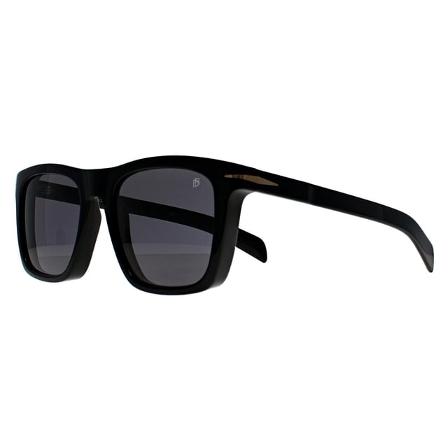 David Beckham Square Mens Black Grey DB 7000/S  Sunglasses are a fusion of sophistication and elegance. These sunglasses embody Beckham's signature style, showcasing a streamlined square silhouette crafted with premium materials for unparalleled durability and comfort. The classic design exudes timeless charm, while the sleek metal frames offer a contemporary edge.