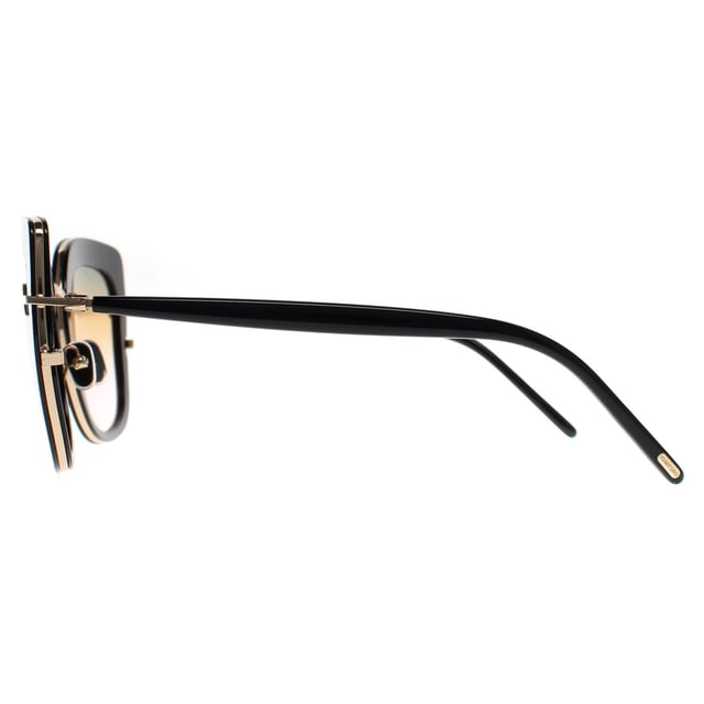 Tom Ford Square Womens Black Gradient Gold Virginia FT0945  Sunglasses blend sophistication and luxury. Their beautifully crafted frame strikes the perfect balance between modernity and classic appeal, making them the ideal accessory for both casual and formal looks.