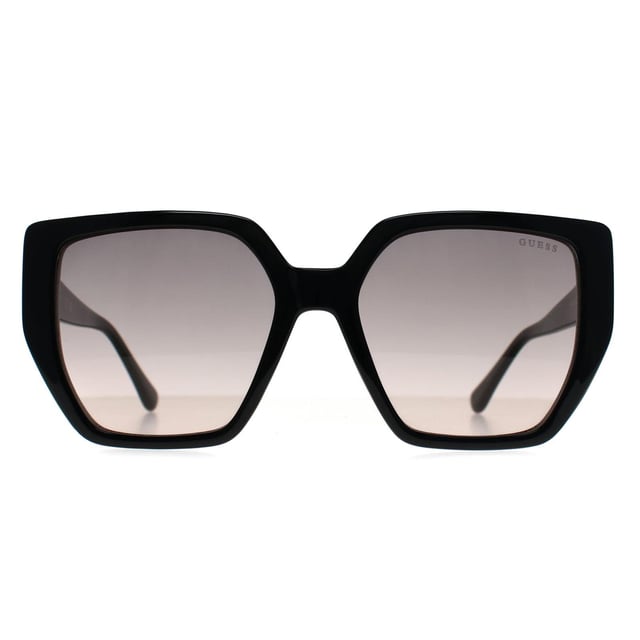 De Guess Cat Eye Womens Shiny Black Pink Brown GF6178 zonnebril heeft een vrouwelijke, modieuze vorm die verschillende gezichtstypes flatteert. Met subtiele merkopdrukken en een kwaliteitsconstructie leveren ze duurzame stijl en comfort.