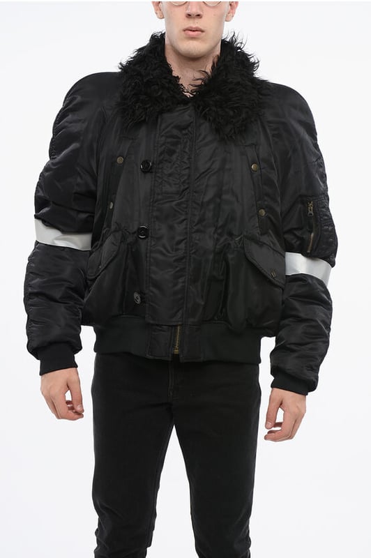 Otoño-Invierno, Negro, Piel ecológica, Botones, Cierre frontal, Mangas largas, Cierre de cremallera, Bolsillos, Forro acolchado, Pa: 100%, P694859