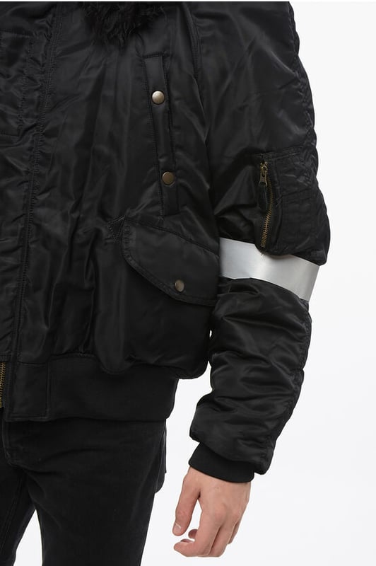Otoño-Invierno, Negro, Piel ecológica, Botones, Cierre frontal, Mangas largas, Cierre de cremallera, Bolsillos, Forro acolchado, Pa: 100%, P694859