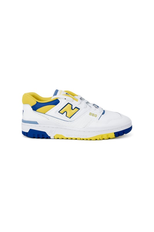 Sporty yellow sneakers from New Balance
  For women
  Faux leather lining
  Rubber sole
  Laces for easy fastening
  Size: 3.5 cm
  Perfect for spring and summer seasons
Material: Leather and suede upper rubber sole