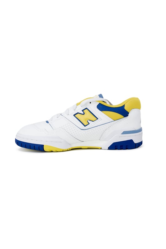 Sporty yellow sneakers from New Balance
  For women
  Faux leather lining
  Rubber sole
  Laces for easy fastening
  Size: 3.5 cm
  Perfect for spring and summer seasons
Material: Leather and suede upper rubber sole