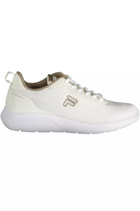 Zapatilla sintetica MATERIALE beige.
  Elegante zapatilla deportiva para mujer.
  Cuenta con cordones y detalles en contraste.
  El logotipo de la marca anade un toque de elegancia.
  Fabricado con materiales sinteticos de alta calidad.
  Ofrece durabilidad y comodidad.
  Adecuado para entrenamientos en el gimnasio o salidas informales.