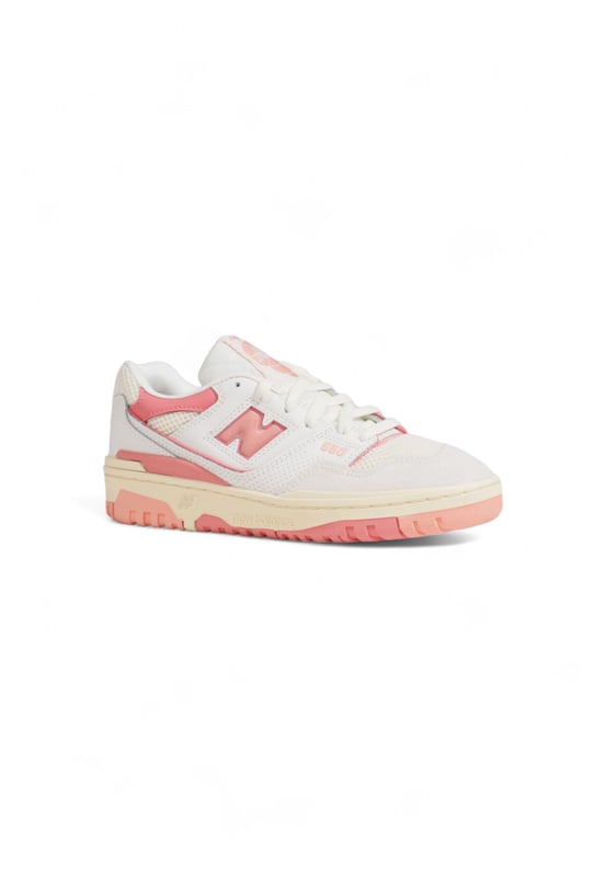 Brand: New Balance
  Gender: Women
  Type: Sneakers
  Season: Fall/Winter
  Color: Pink
  Fastening: Laces
  Size (cm): 4
  Details: Sporty design with a combination of 70% faux leather and 30% synthetic materials.
  Article code: WH7_12005900947_PESCA
  Composition: 70% faux leather and 30% synthetic material