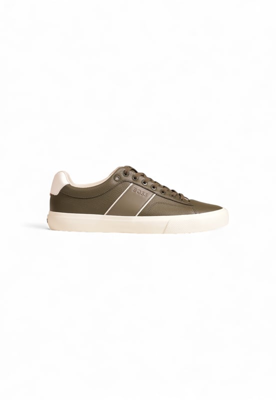 Zapatillas de piel verde con suela de goma y cordones.
  Patron liso.
  Cierre con cordones.
  Forro de piel.
  Suela de goma.
  Codigo del articulo: 50522833.
  Hecho de 100% cuero.
  Ideal para la temporada de otono/invierno.