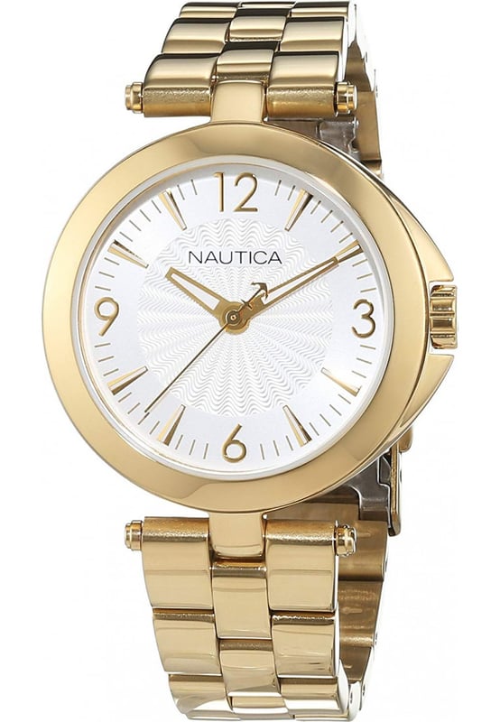 Functional and heard wearing, this Ladies Watch NAD14001L by Nautica will keep ticking away tirelessly on your wrist for many years to come. The Ladies Watch NAD14001L is the perfect gift.  Dimensions (cm): 10x10x5
