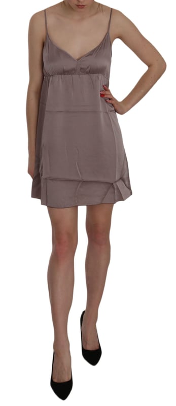 Brand: PINK MEMORIES
  Condition: New with tags
  Model: Spaghetti Strap A
  line Mini
  Color: Light Purple
  Made in Italy
  Material: 100% Silk
  Gender: Women